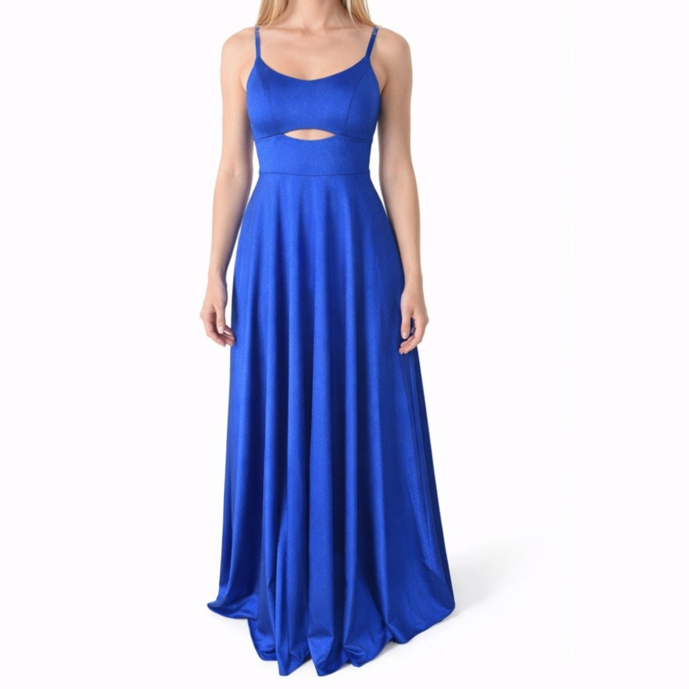 Windsor Blue Sparkly Maxi Dress - Size 3 NWT